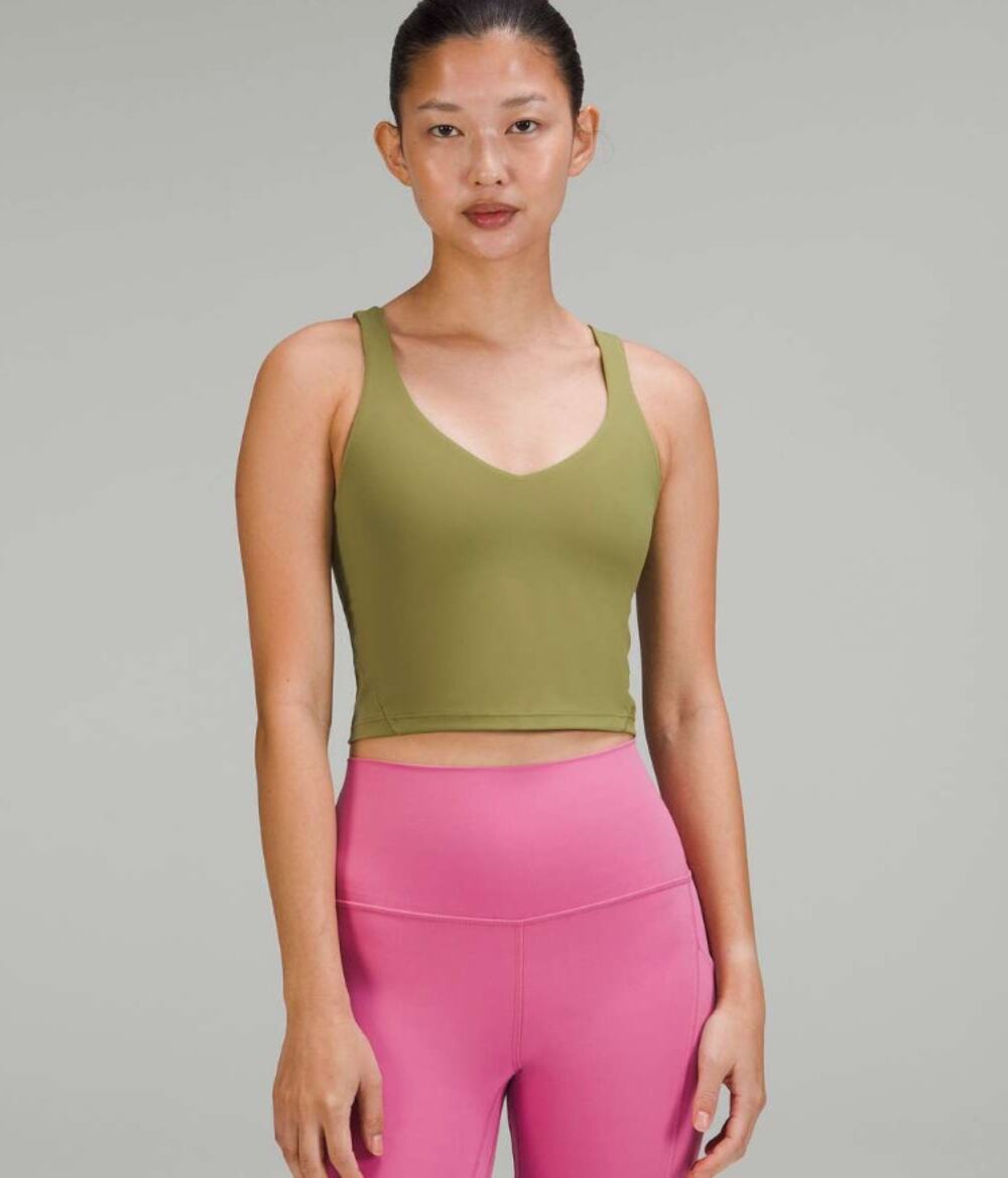 Lululemon Align Tank Top Bronze Green Size 6